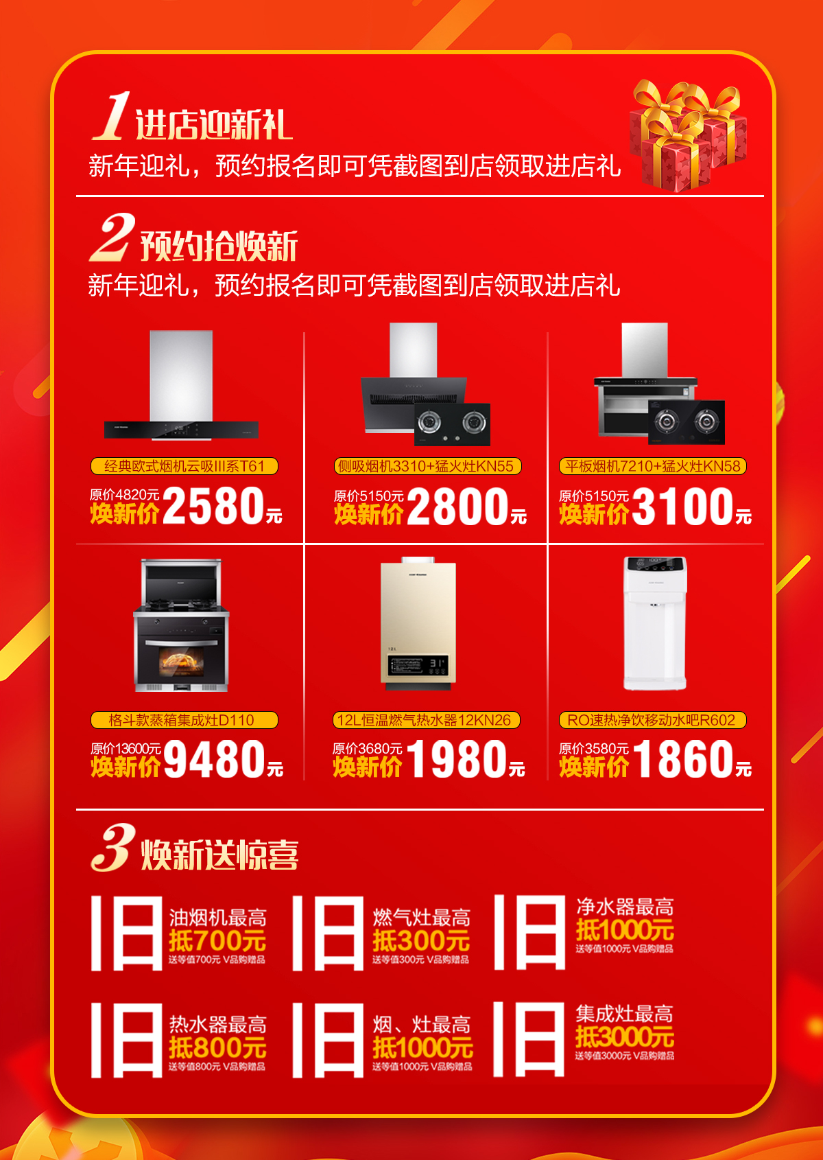 2020年3月，為愛放價(jià)，廚舊戰(zhàn)役，科恩廚電煥新上行，宅家廚房煥新裝，最高直降5000元!